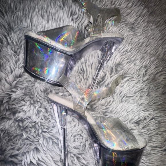 Pleaser Shoes - Pleaser Snake Skin Stilettos